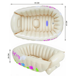 Banheira Berço Bebê Inflável com Indicador de Temperatura