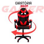 Cadeira Gamer OT-OC1A ÔMEGA Couro Sintético