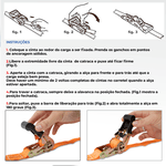 Cinta com Catraca para Amarração de Cargas 680kg x 25mm x 4,5m