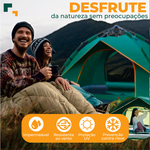 Barraca Camping Automática 2-3 Pessoas Verde Escuro