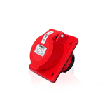 Tomada Embutir 3P+T 16A 6H Vermelho OMG-4046