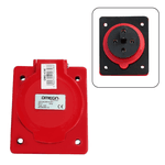 Tomada Eembutir 3P+T 32A 6H Vermelho OMG-4246