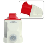 Tomada Sobrepor 3P+T 32A 6H Vermelho OMG-4206