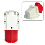 Tomada Sobrepor 3P+T 32A 6H Vermelho OMG-4206