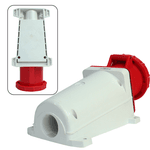 Tomada Sobrepor 3P+T 63A 6H Vermelho OMG-4506