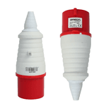 PLUG 3P+T 32A 6H VERMELHO OMG-4276