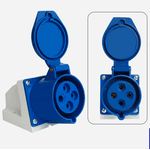 Tomada Sobrepor 3P+T 32A 9H Azul OMG-4209