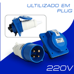 Tomada Embutir 3P+T 32A 9H 220/250V OMG-4249