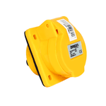 Tomada Embutir 2P+T 16A 4H Amarelo OMG-3044