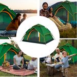 Barraca Camping Automática 3-4 Pessoas Verde