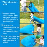 Sofá de Ar Inflável Ômega