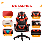 Cadeira Gamer OT-OC1A ÔMEGA Couro Sintético