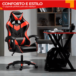 Cadeira Gamer OT-OC1A ÔMEGA Couro Sintético
