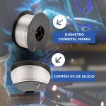 1kg Arame Solda Mig Alumínio Er 4043 Ômega