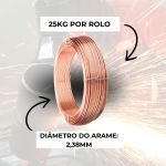 25kg Arame Arco Submerso EL12 Ômega