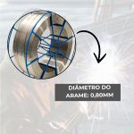 15kg Arame Solda Mig Inox 309L Uso Com Gás 