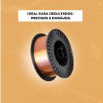 5kg Arame Solda MIG ER70S-6 0.8mm Aço Carbono Uso com Gás