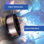 Arame Solda Mig Alumínio Er 4043 rolo com 6,5kg Ômega