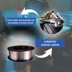 Arame Solda Mig Alumínio Er 4043 rolo com 6,5kg Ômega