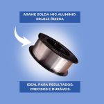 Arame Solda Mig Alumínio Er 4043 rolo com 6,5kg Ômega