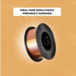15kg Arame Para Solda Mig ER70S-6 Aço Carbono Uso Com Gás 