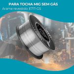 5kg Arame Tubular Solda Mig uso sem Gás 0.8mm Ômega