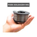 1kg Arame Solda MIG 0,8mm Tubular E71t-1 Gs Uso Sem Gás 