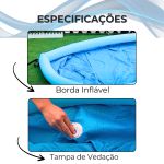 Piscina Inflável Redonda 300 x 76cm 4600L Avenil
