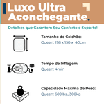 Colchão Inflável Casal Premium com Bomba Elétrica Embutida