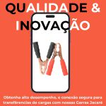 GARRA JACARE 200A PRETA/VERMELHA ÔMEGA