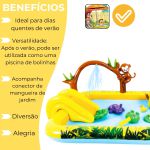 Piscina Inflável Playground Bichinhos Ômega