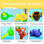 Piscina Inflável Playground Bichinhos Ômega