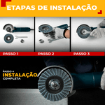 Disco Flap Manta Abrasiva 4.1/2" x 7/8"