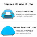 Barraca Camping Articulada 5-8 Pessoas 