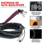 Tocha Plasma P80 5M Conexão M16 x 1,5mm 2 Pinos Ômega