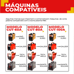 Tocha Plasma P80 5M Conexão M16 x 1,5mm 2 Pinos Ômega