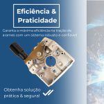 Bloco Tracionador Arame Mig 2 Roldanas sem Motor Ômega