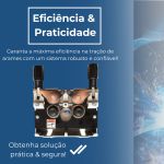 Bloco Tracionador Arame Mig 4 Roldanas sem Motor Ômega
