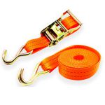 Kit Catraca + Cinta Amarração Carga 1,5T x 9 Metros x 50mm Rabicho J
