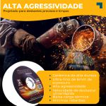 Kit com 10 Discos Desbaste 4.1/2" X 1/4 X 7/8 A.c. Ômega