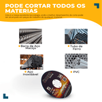Disco de Corte Zip Super 4.1/2 x 3/64 x 7/8 Ômega