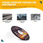 Kit com 10 Disco Corte Metal 4.1/2 Polegadas 115mm