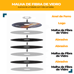 Kit com 10 Discos Desbaste 7" x 1/4 x 7/8" Ômega 