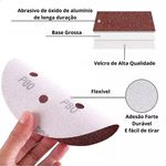 Kit 50 Disco de Lixa Pluma 125mm 8 Furos Ômega