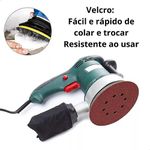 Kit 50 Disco de Lixa Pluma 125mm 8 Furos Ômega