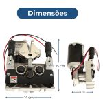 Conjunto Tracionado 4 Roldanas com Motor 80W 2,5A 42V Ômega