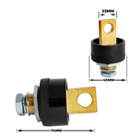 Conector Femea Painel 9mm Inversora Maquina Solda Ômega