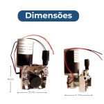 Conjunto Tracionador 2 Roldanas c/ Motor 50W 2,5A Ômega