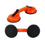 Kit 2 Ventosa Dupla Plástico 80kg Ômega
