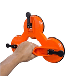 Kit 2 Ventosa Tripla Plástico 120kg Ômega